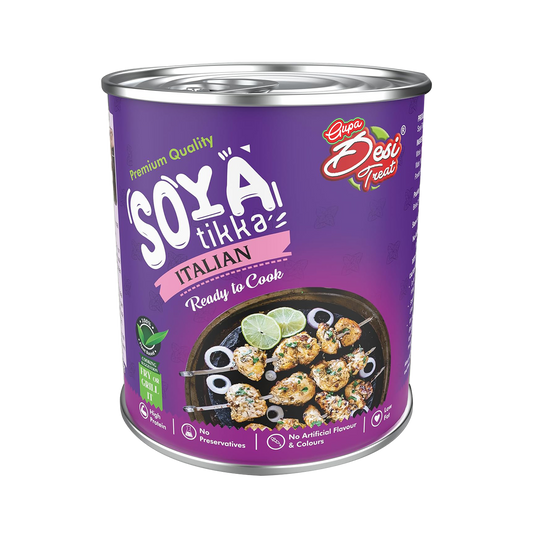 Soya Tikka With Italian Herbs