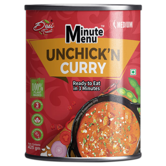 Ready to eat meal Unchick'n Curry