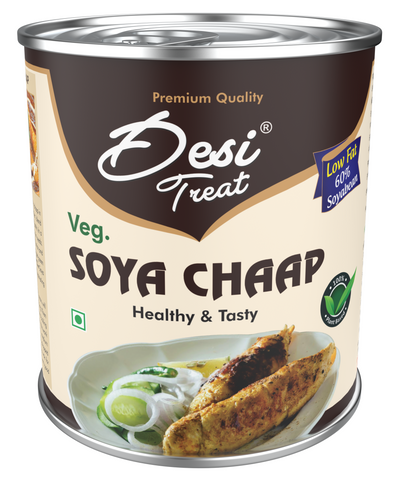 Desi Treat Soya Chaap And Vegan Mock Chicken Combo
