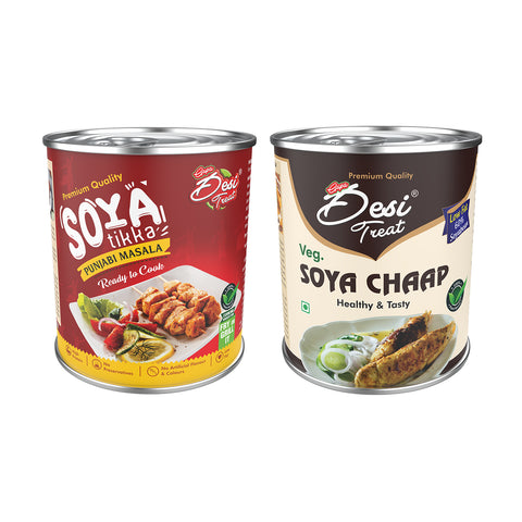punjabi tikka and soya chaap