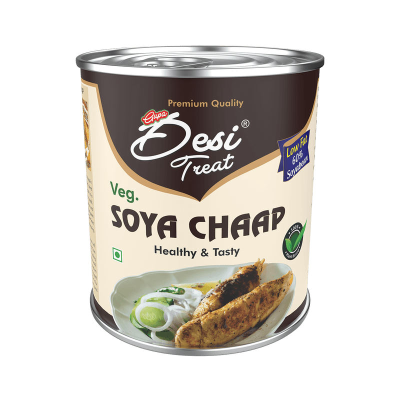 Soya Chaap can – Desi Treat 800g pack